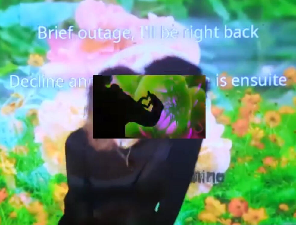 ghost on the runway - music video still