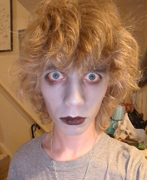 dude you look a little pale